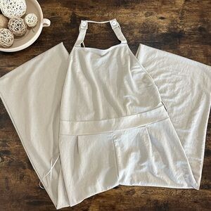 Cream jumper with Adjustable Straps